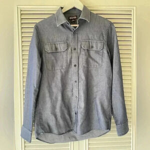 Michael Kors Gray/Blue Men’s Button Down Shirt SZ S